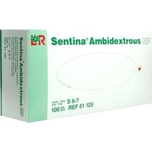 SENTINA Ambidextrous Unters.Hands.puderfr.Gr.S