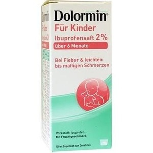 DOLORMIN für Kinder 2% Ibuprofen Suspension