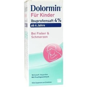 DOLORMIN für Kinder 4% Ibuprofen Suspension