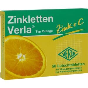 ZINKLETTEN Verla Orange Lutschtabletten