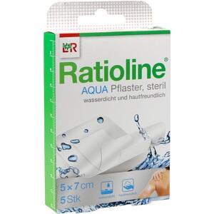 RATIOLINE aqua Duschpflaster Plus 5x7 cm steril