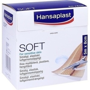 HANSAPLAST Soft Pflaster 8 cmx5 m Rolle