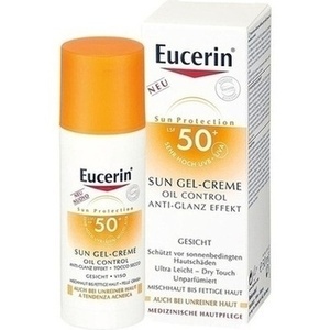 EUCERIN Sun Gel-Creme Oil Contr.Anti-Gl.Eff.LSF50+