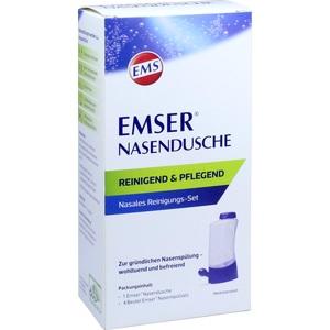 EMSER Nasendusche mit 4 Btl.Nasenspülsalz